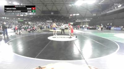 Boys 1B/2B 150 Cons. Round 2 - Aaron Lucatero, Goldendale vs Mikah Vigil, White Swan