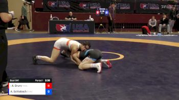 62 lbs Cons. Round 7 - Aine Drury, 10 Year Active Athlete List vs Andrea Schlabach, Grand View Wrestling Club