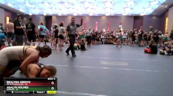 175 lbs Round 3 (4 Team) - Bralynn Arroyo, MO Outlaws Black vs Adalyn Holmes, Badbass