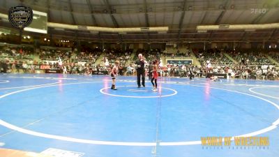 58 lbs Quarterfinal - Cameron Gilbert, Nova Wrestling Club vs Kessiah Liechti, Nebraska Boyz