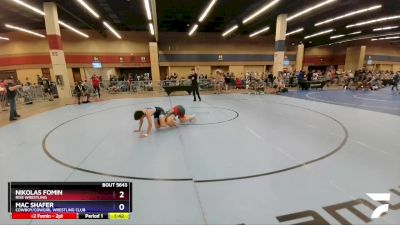 138 lbs Cons. Round 2 - Nikolas Fomin, Rise Wrestling vs Mac Shafer, Cowboy/Cowgirl Wrestling Club