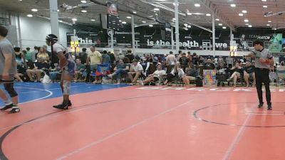 140 lbs Rr Rnd 3 - Zachary Derbyshire, Kraken Red - HSC vs Elijah Hall, Prime WC Black - HSC