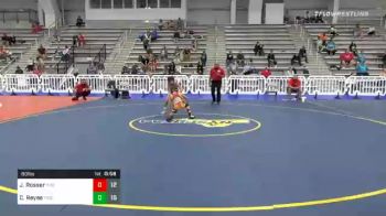 80 lbs Prelims - Jett Rosser, Indiana Outlaws Gold vs Christian Reyes, Triumph Blue Elem