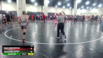 106 lbs Round 3 (6 Team) - Colin Broxterman, Ohio Titan Gold vs Alexander Moody, Carolina Exteme Blue