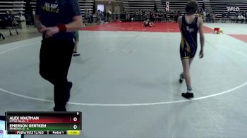 115 lbs Placement (4 Team) - Alex Waltman, Little Falls vs Emerson Gertken, Paynesville