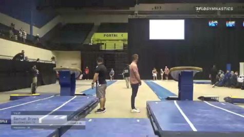 Samuel Brown - Vault, Southlake Gym TX - 2021 USA Gymnastics Development Program National Championships
