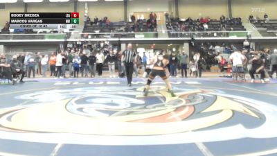157 lbs Consi Of 16 #2 - Bodey Brzoza, La Salle Academy vs Marcos Vargas, West Warwick