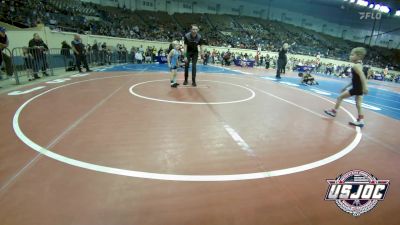 46 lbs Round Of 16 - Brady Culwell, Dodge City Wrestling Academy vs Jason Easley, Division Bell Wrestling
