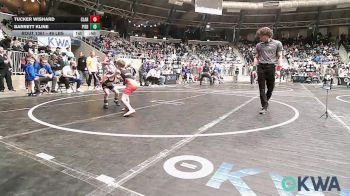 49 lbs Consi Of 16 #1 - Tucker Wishard, Claremore Wrestling Club vs Barrett Kline, Piedmont