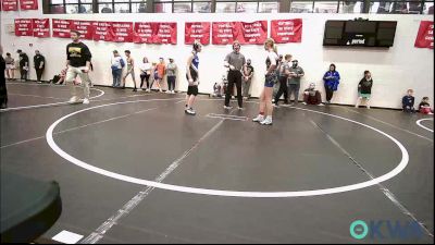 110 lbs Rr Rnd 1 - Jadyn Walker, Harrah Little League Wrestling vs Amelia Stewart, Harrah Little League Wrestling