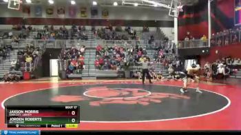 138 lbs Quarterfinal - Jorden Roberts, Bettendorf vs Jaxson Morris, Iowa City, Liberty