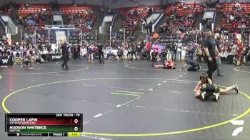 70 lbs Quarterfinal - Cooper LaPin, U.P. Elite Wrestling vs Hudson Whitbeck, Holt WC
