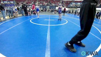 70 lbs Quarterfinal - Ryder Smith, HBT Grapplers vs Jemma Jones, Cyril Youth Wrestling