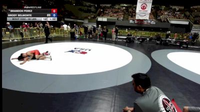 98 lbs Quarters - Brandon Perez vs Brody Belmonte, Origin Training Center
