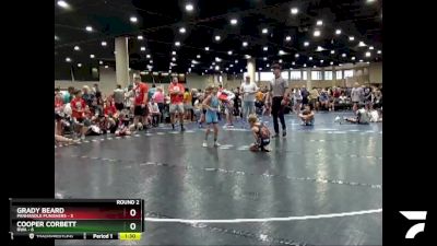 55 lbs Round 2 (6 Team) - Cooper Corbett, RWA vs Grady Beard, Panhandle Punishers