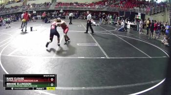 130 lbs Cons. Round 2 - Brodie Ellingson, Meridian Mustang Wrestling Club vs Rafe Clouse, Sutherland Youth Wrestling Club