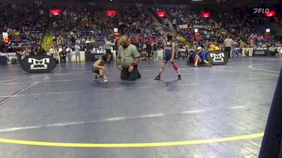 45 lbs Quarterfinal - Penelope Foster, Conestoga Valley vs Katie Morgante, Norwin