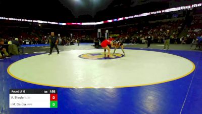 120 lbs Round Of 16 - Azaria Biegler, Lodi vs Mikayla Garcia, James Logan