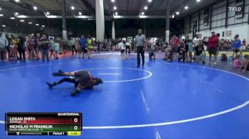 75 lbs Quarterfinal - Nicholas M Franklin, Plaza Wrestling Club vs Logan Smith, Rampage