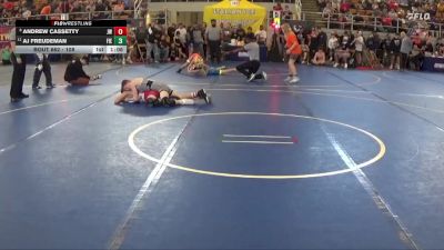 108 lbs Cons. Semi - Andrew Cassetty, Jv Warriors vs Aj Freudeman, Field