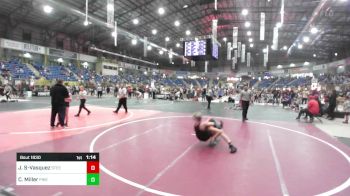 122 lbs Rr Rnd 3 - Jacob Sanchez-Vasquez, Steel City Reloaded vs Crosby Miller, Pikes Peak Warriors