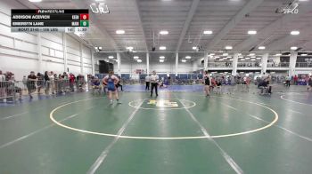 156 lbs 5th Place - Addison Acevich, Keene vs Emersyn Lane, Maine Trappers WC