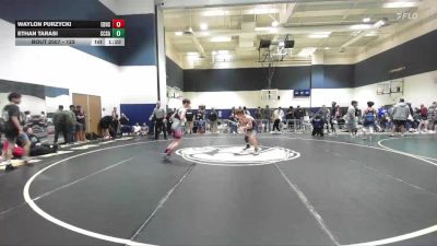 122 lbs Champ. Round 1 - Ethan Tarasi, Calvary Chapel Santa Ana vs Waylon Purzycki, El Dorado High School