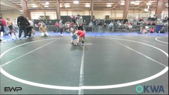 46-50 lbs Quarterfinal - Kenzie Davis, Marlow Outlaws vs Audrey Grueninger, Elgin Wrestling