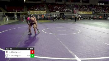 125 lbs Round Of 32 - Juan Cantu, Texas A&M vs Zack Koenig, Grand Valley State WC