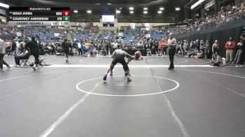 125 lbs Champ. Round 2 - Noah Avina, Morningside (Iowa) vs Courtney Anderson, University Of Saint Mary (KS)