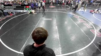 132 lbs Champ. Round 1 - Austin Schield, Gonzaga Prep vs Kade Knopp, Lakeland High School