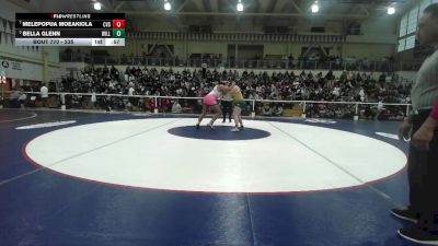 235 lbs 3rd Place Match - MelePopua Moeakiola, Clayton Valley School vs Bella Glenn, Willits