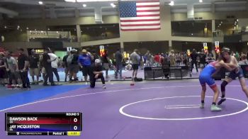 88 lbs Round 5 - Dawson Back, OK vs Jay McQuiston, PA