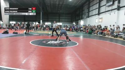 144 lbs Champ. Round 2 - Luke Ridgeway, Trojan Trained Wrestling Club vs Luke Feldman, Great Neck Wrestling Club