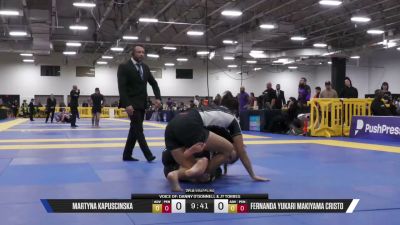Fernanda Yukari Makiyama Cristo vs Martyna Kapuscinska 2026 Pan IBJJF Jiu-Jitsu No-Gi Championship