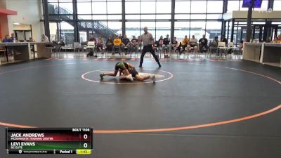 J-13 lbs Quarterfinal - Levi Evans, DC Elite vs Jack Andrews, McDominate Training Center