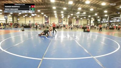 142 lbs Round Of 32 - Parker Marshall, SC vs Diego Benjamin, RI