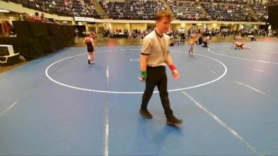 5th - 6th grade - 78 Champ. Round 1 - Ralen Albaugh, Iowa vs Deklan Stralow, Big Game Wrestling Club