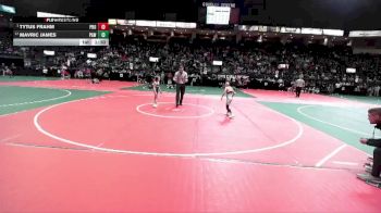 65 lbs Champ. Round 2 - Tytus Frahm, PROA vs Mavric James, PAW3