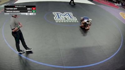 Quarterfinal - Kayden Sipp, Adams Central Girls vs Miriam Deanda, Schuyler Girls