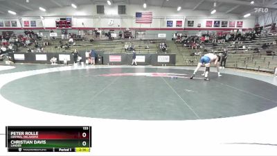 133 lbs Quarterfinal - Christian Davis, Lander vs Peter Rolle, Central Oklahoma