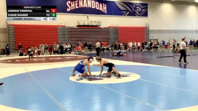 141 lbs Champ. Round 2 - Chase Shaner, Pennsylvania College Of Technology vs Andrew Pimental, Washington & Lee