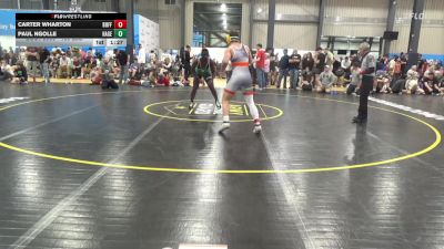 160 lbs Semifinal - Carter Wharton, Buffalo Mills vs Paul Ngolle, Hagerstown