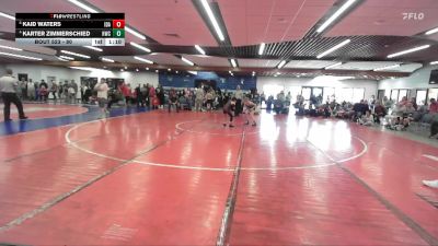 80 lbs Cons. Round 3 - Karter Zimmerschied, Hawk Wrestling Club vs Kaid Waters, Idaho