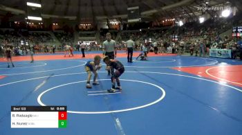 Semifinal - Barrett Redeagle, Salina Wrestling Club (SWC) vs Harley Nunez, Noble TakeDown Club