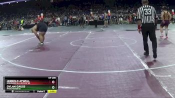 D4-285 lbs Cons. Round 1 - Dylan Gauss, Manchester HS vs Jerrold Atwell, Montrose Hill-McCloy HS