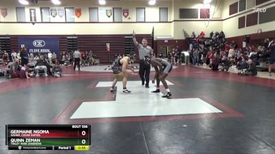 157 lbs Round 3 - Germaine Ngoma, Xavier, Cedar Rapids vs Quinn Zeman, Tinley Park (Andrew)