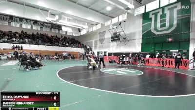 175 lbs Champ. Round 2 - Damien Hernandez, Northview vs Efosa Osayande, Penninsula