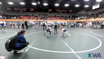 60C lbs Rr Rnd 1 - Rhett Villines, Weatherford Youth Wrestling vs Maximus Crawford, Southmoore SaberCats Wrestling