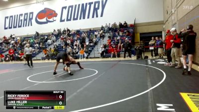 197 lbs Cons. Round 2 - Luke Miller, Simpson (Calif.) vs Ricky Feroce, Simon Fraser (B.C.)